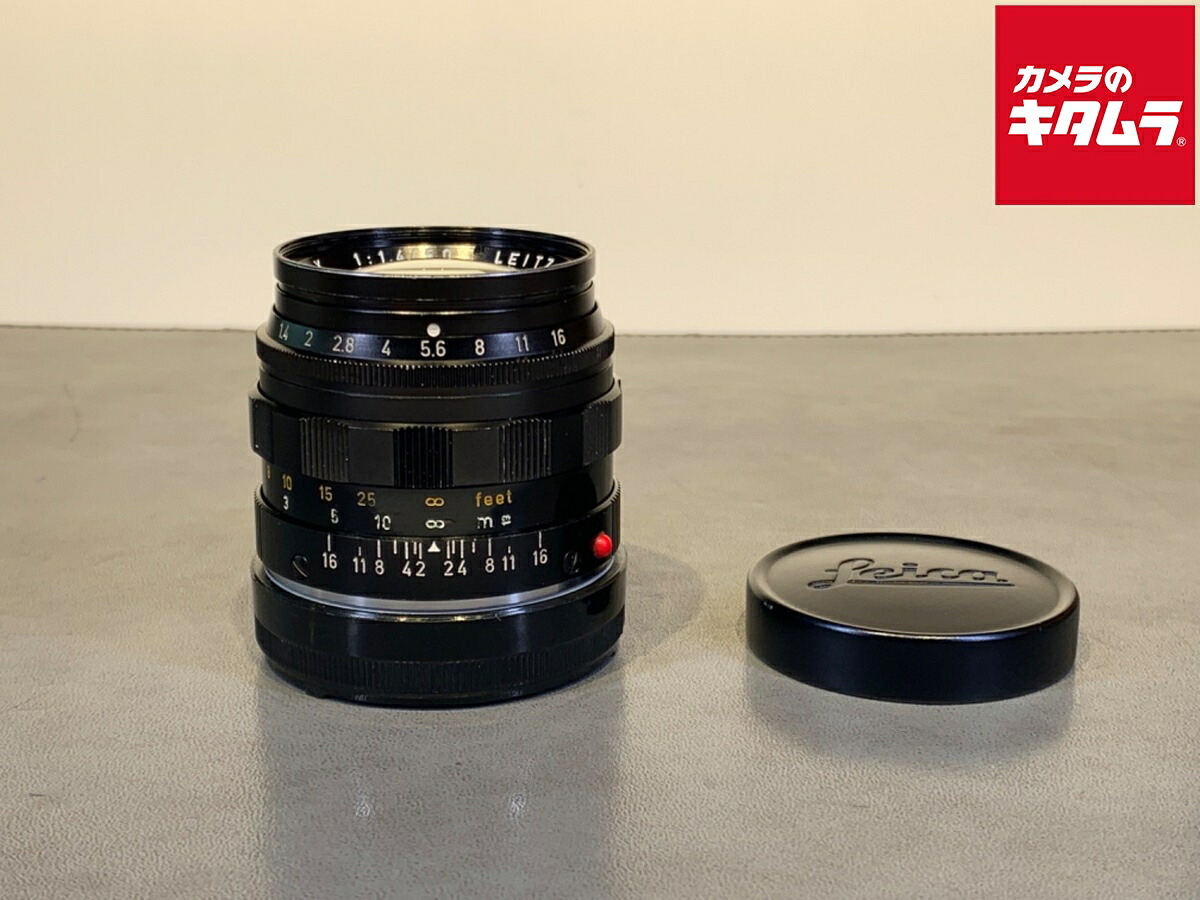 【中古】 【良品】 ライカ ズミルックスM 50mm F1.4 E43 ブラッククローム＆ブラックペイントハイブリッド 【交換レンズ】｜カメラのキタムラ