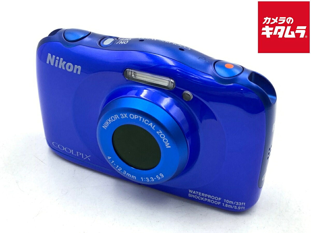【中古】 【良品】 ニコン COOLPIX W100 ブルー 【コンパクトデジタルカメラ】｜カメラのキタムラ