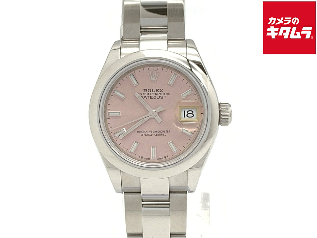 【中古】 【美品】 ロレックス(ROLEX) デイトジャスト 28 ピンク 279160 ステンレス OB 【1年保証】