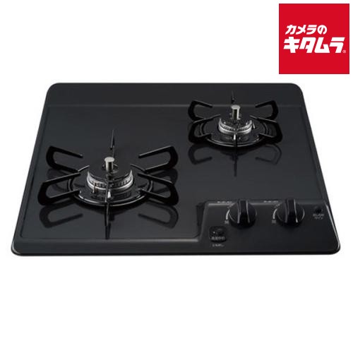 パロマ PD-202B-LP 2口コンパクトキッチン ニュートラルグレー プロパンガス LP用 45cm 《納期約１週間》｜カメラのキタムラ