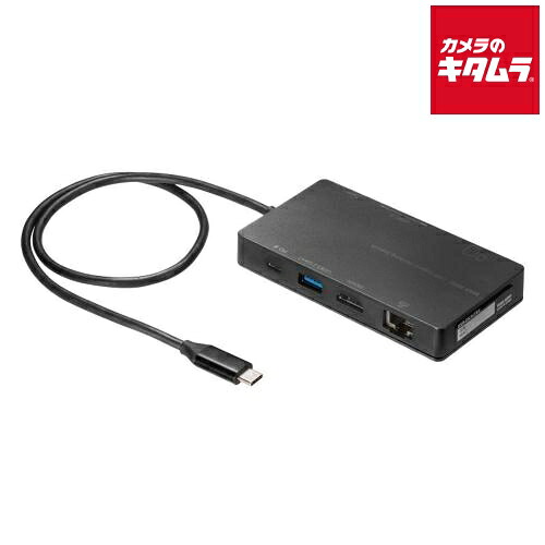 サンワサプライ USB-DKM3BK USB Type-C ドッキングステーション 9,027円