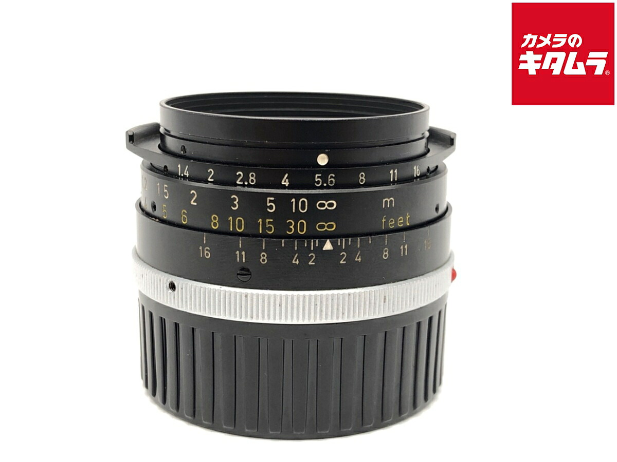 【中古】 【良品】 ライカ ズミルックスM 35mm F1.4 ブラック ストッパー付 【交換レンズ】｜カメラのキタムラ