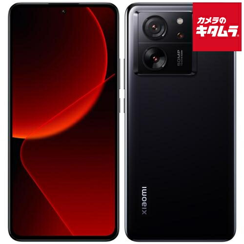 【中古：AA(新品同様)】Xiaomi 13T XIG04 256GB ブラック SIMフリー 《納期約１－２週間》