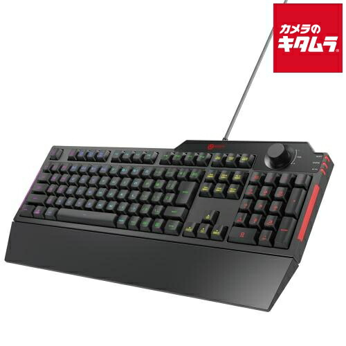 エレコム TK-G02UMBK メンブレンゲーミングキーボード ブラック 5,183円