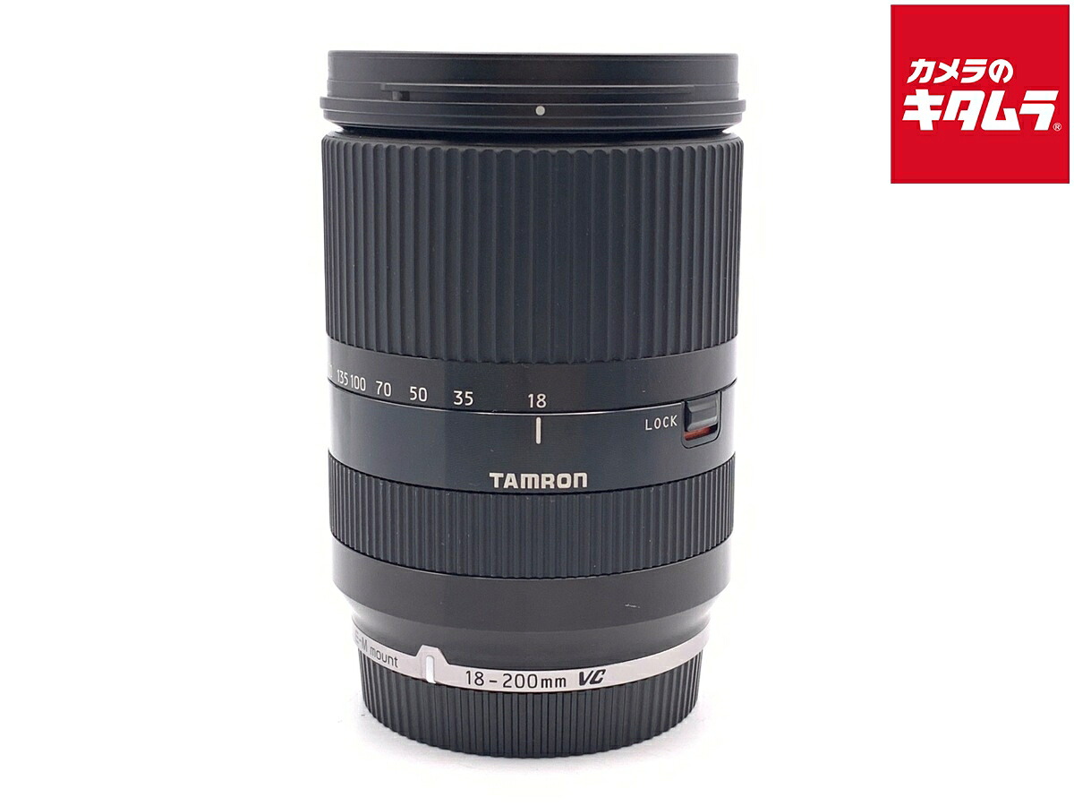 【中古】 【良品】 タムロン 18-200mm F3.5-6.3 Di III VC キヤノン EOS M用 (Model B011) ブラック 【交換レンズ】 【6ヶ月保証】