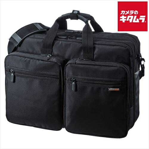 サンワサプライ BAG-3WAY22BK 3WAYビジネスバッグ(出張用・大型)｜カメラのキタムラ
