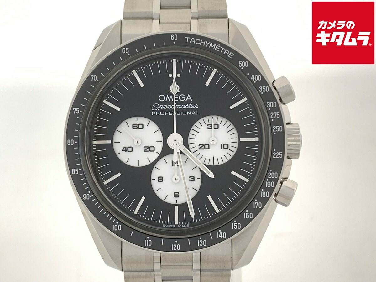 【中古】 【新品同様】 オメガ(OMEGA) スピードマスター ムーンウォッチ プロフェッショナル ブラック 310.30.42.50.01.004 ステンレススティール 【1年保証】