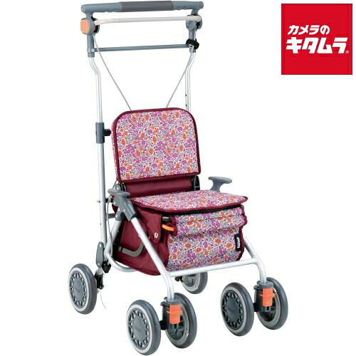 幸和製作所 SLM05 手押し車 カゴノア Mサイズ レッド カゴ付き