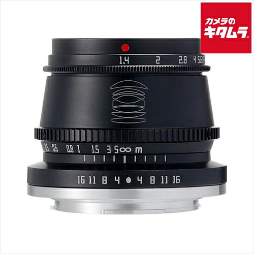 銘匠光学 TTArtisan 35mm f/1.4 C フジフイルムX用 ブラック Xマウント ミラーレス MF 標準単焦点 レンズ 交換レンズ カメラレンズ 《納期約２－３週間》