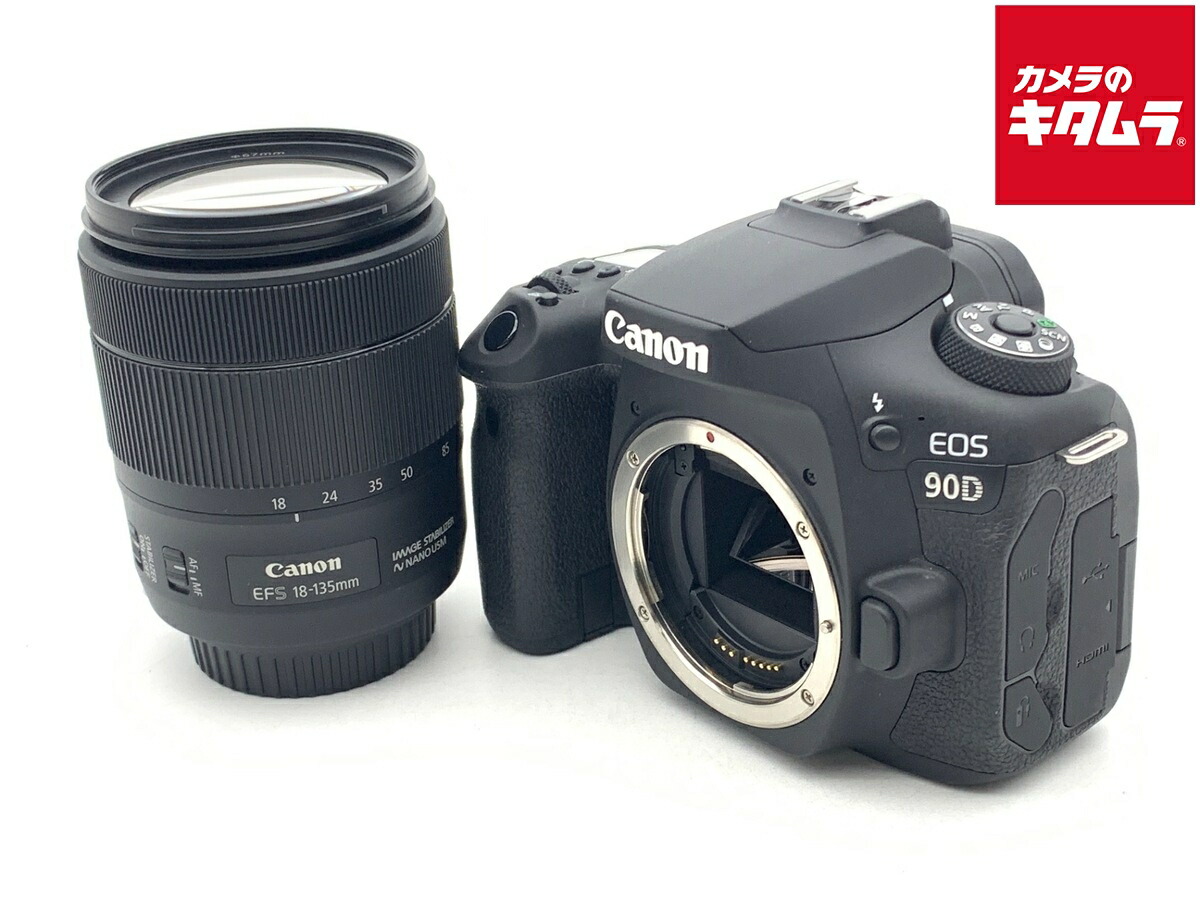 【中古】 【良品】 キヤノン EOS 90D EF-S18-135mm IS USM レンズキット 【デジタル一眼レフ】 【6ヶ月保証】