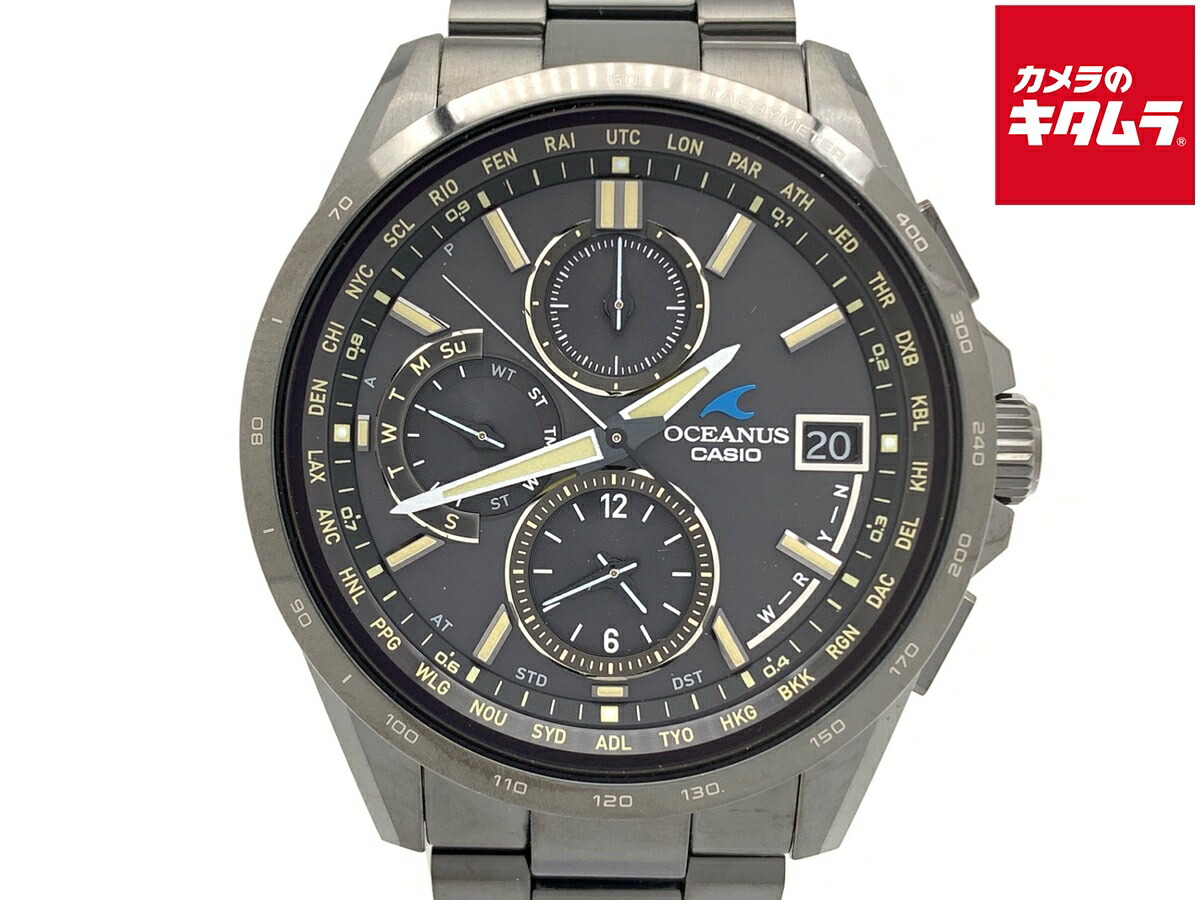 楽天市場】カシオ オシアナス OCW-T1010 5141 TI A品【中古