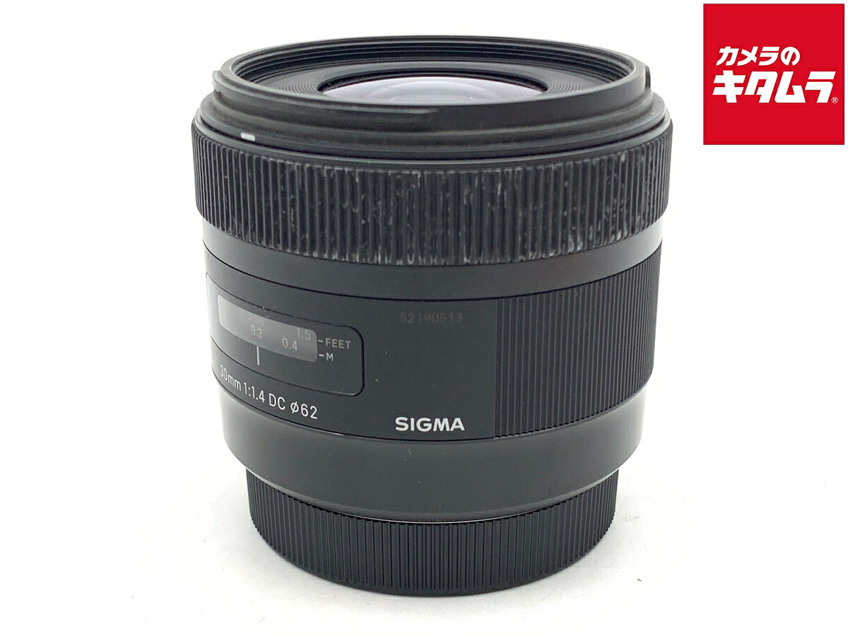 【中古】 【並品】 シグマ 30mm F1.4 DC HSM キヤノン用 【交換レンズ】 【6ヶ月保証】