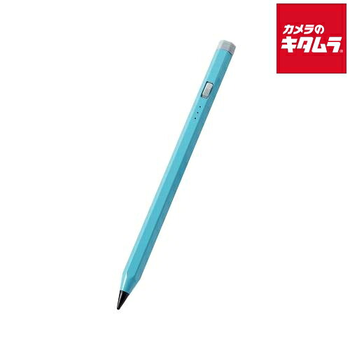 エレコム P-TPACAPEN01BU タッチペン/スタイラス/磁気吸着/USB-C充電/ブルー（iPad用）