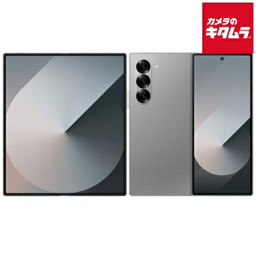 【中古:AA(新品同様)】Samsung Galaxy Z Fold6 SCG28 256GB シルバーシャドウ SIMフリー 《納期約1-2週間》