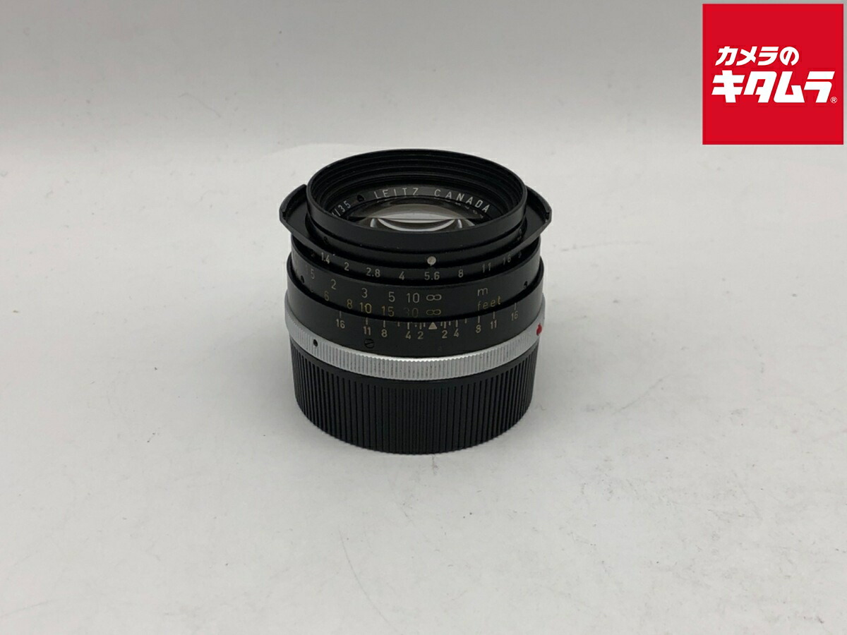 【中古】 【並品】 ライカ ズミルックスM 35mm F1.4 ブラック ストッパー付 【交換レンズ】｜カメラのキタムラ