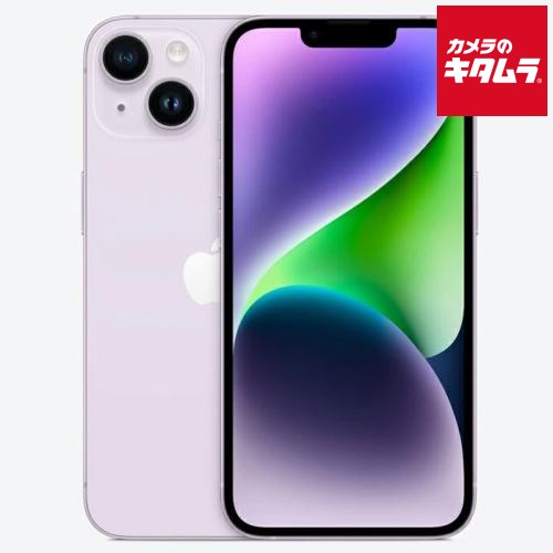 【中古：A(美品)】Apple iPhone 14 128GB パープル SIMフリー 《納期約１－２週間》