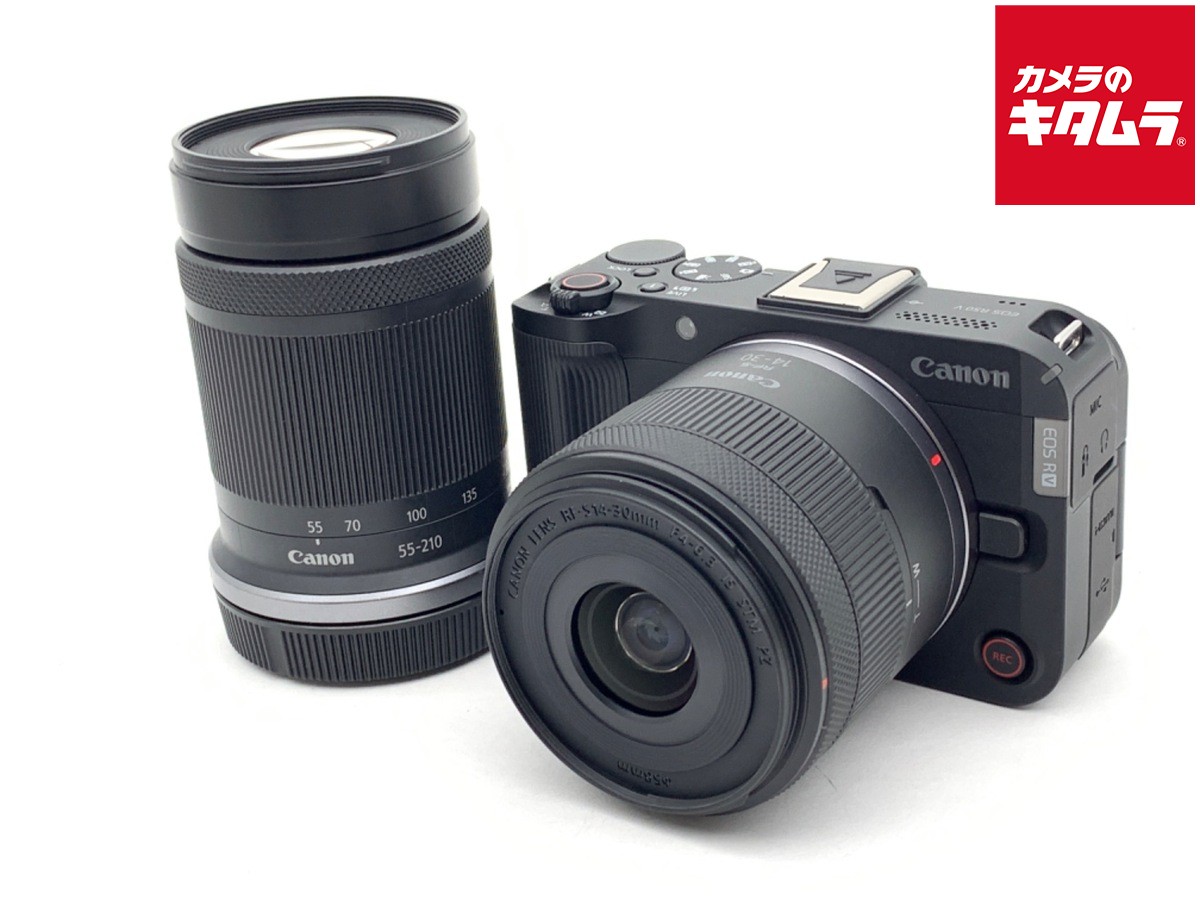 【中古】 【良品】 キヤノン EOS R50 V ダブルズームキット ブラック 【ミラーレス一眼】 【6ヶ月保証】|カメラのキタムラ