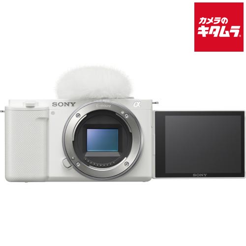 ソニー VLOGCAM ZV-E10 ボディ ホワイト SONY ミラーレス一眼カメラ 軽量 Wi-Fi搭載 Vlogカメラ 4K動画撮影