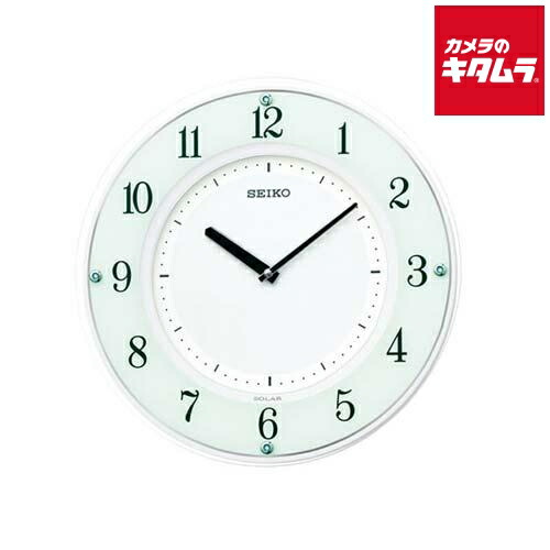 セイコークロック ソーラー電波掛時計 SF505W 【正規品】