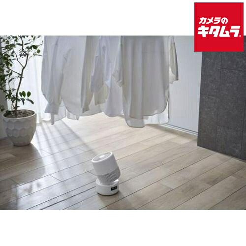 アイリスオーヤマ サーキュレーター WOOZOO 360 barrel PCF-CD15TECA-W ホワイト 送風 静音 省エネ 空気循環 熱中症 対策 夏 換気 部屋干し｜カメラのキタムラ