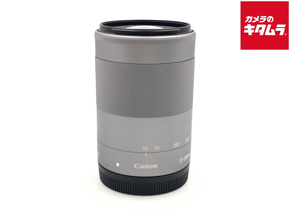 【中古】 【良品】 キヤノン EF-M55-200mm F4.5-6.3 IS STM シルバー 【交換レンズ】 【6ヶ月保証】｜カメラのキタムラ 16,150円