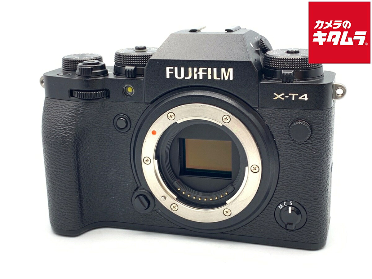 【中古】 【並品】 フジフイルム X-T4 ボディ ブラック 【ミラーレス一眼】 【6ヶ月保証】|カメラのキタムラ
