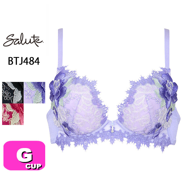 35%OFF【SALE/大売り出し】ワコール wacoal サルート salute BTJ484 84つづき物 ブラ 3/4優勝杯 VIVA LINEブラジャー G優勝杯