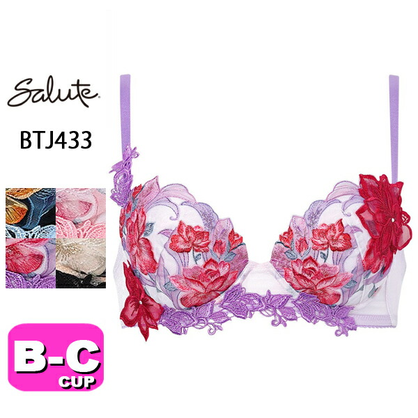 サルート salute 33 ワコール wacoal BTJ433 ブラ 3/4優勝杯 プッシュアップタイプ P-UP ブラジャー BC優勝杯