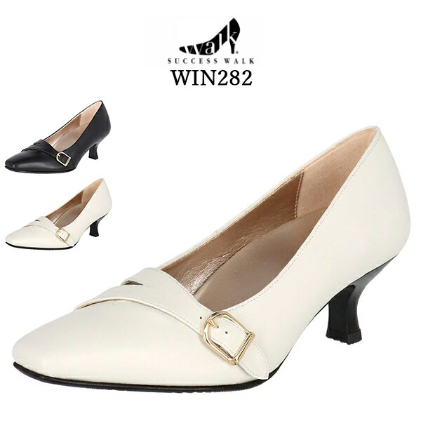 ほぼ未使用 wacoal success walk レザー パンプス 24.5 中古・古着通販】Wacoal success walk (ワコール) パンプス