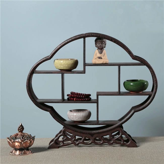 楽天市場】中国 アンティーク 木彫刻 コンソール テーブル 飾り棚