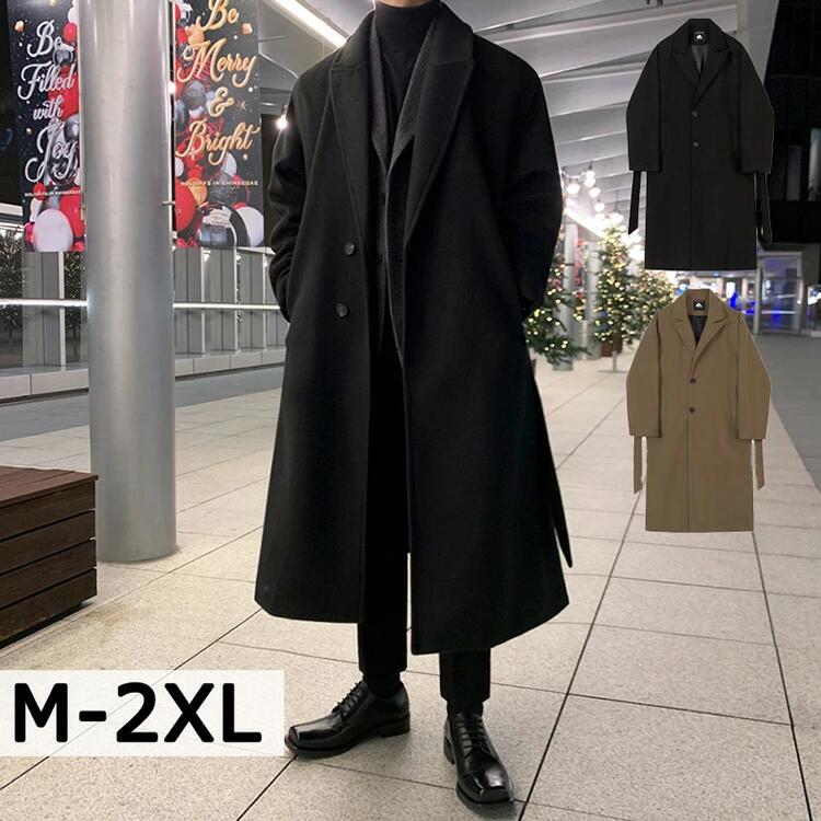 2XL  XL  L M  馬鹿でかい大きさ 朦々たる 秋冬 アウター 流行り物 韓国 分かりやすい 厚地の外套厚地の外套 アウトドア ラシャ厚地の外套 ロング厚地の外套 メンズ トレンチコート