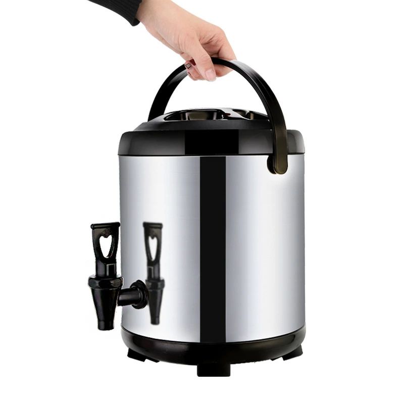 8L/10L/12L 保温ポット 保温ジャグ 卓上断熱バレル 大静電容量 二重層 温水蒸気ガマ 魔法瓶 熱っぽい 冷ややかさ二重不成立 酪漿紅茶保