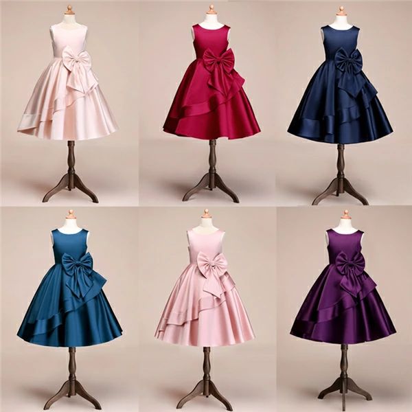 【ママ応援セール】【送料無料】90～160cm 子供ドレス 女の子 こどもドレス kids dress 結婚式 キャバ ロング キッズ 女の子ドレス 入学式 お姫様 ワンピース ピアノ発表会 フォーマル 七五三 WJ.スタジオ