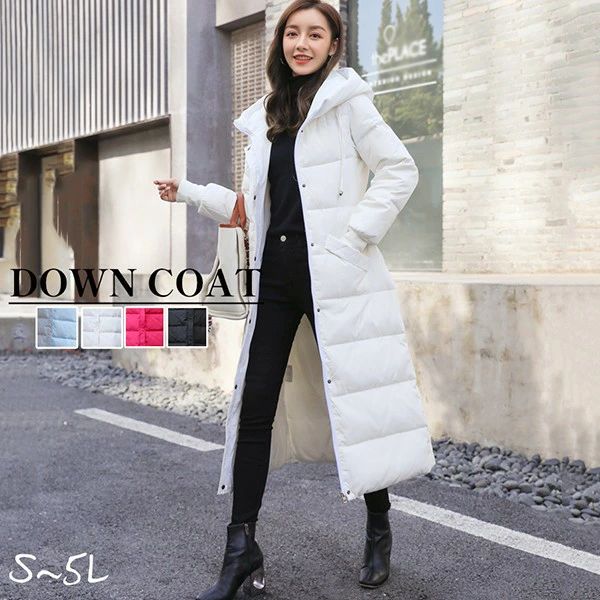 ロング 90％落ち込む 馬鹿でかい大きさ 超ロング 落ち込む厚地の外套 防寒性人並み外れた 落ち込む上衣 アウター 落ち込む 冬 差し上げ物 30代 40代 50代 亭主持ち 母 ロング厚地の外套 生あたたかい 朦々たる 軽さ 防寒 撥水 あったか 黒 白bs047s1s1d7
