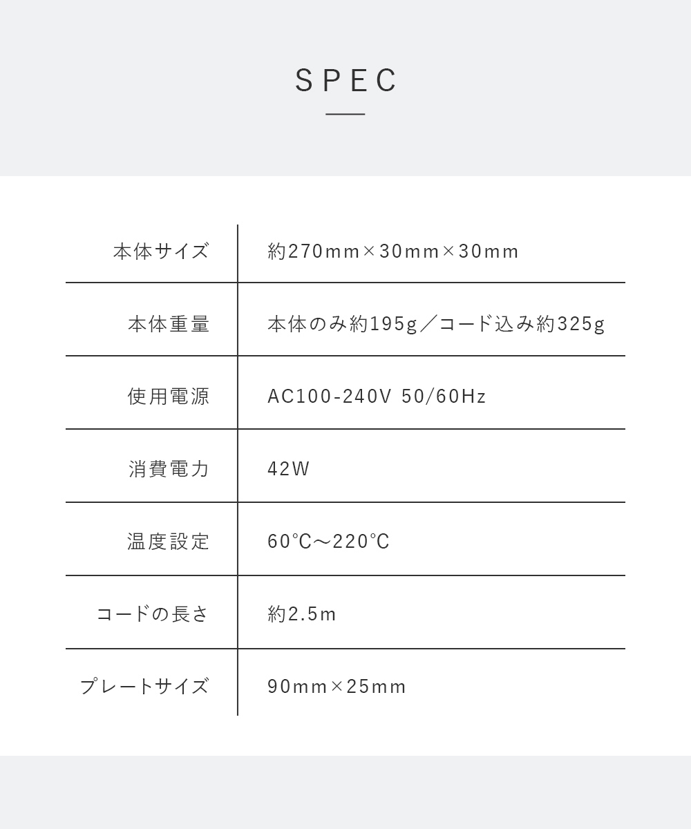 30日間全額保証／プリュスオー ケアレクト スムースケアアイロン 25mm