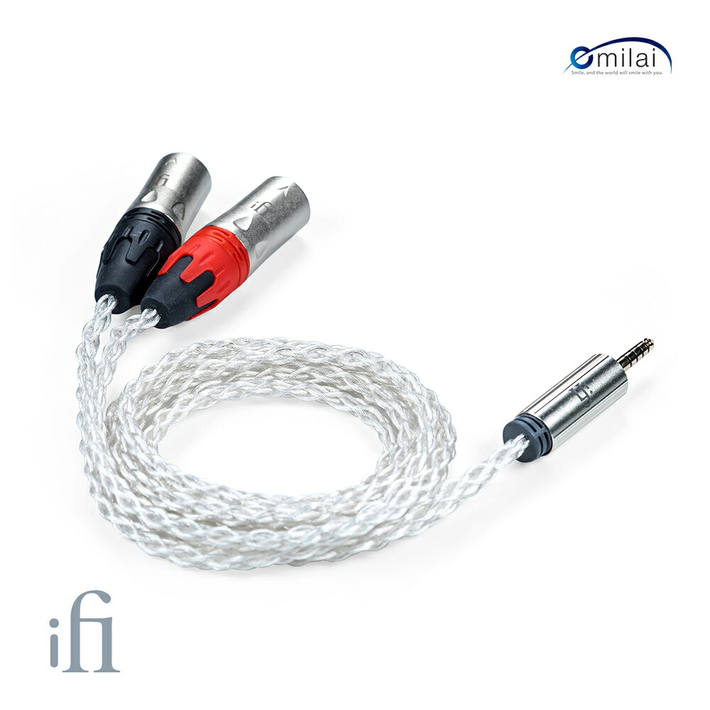 iFi audio 4.4\u003eXLR cable IFI-CA-44TXLR-H 平衡にする有線テレビ