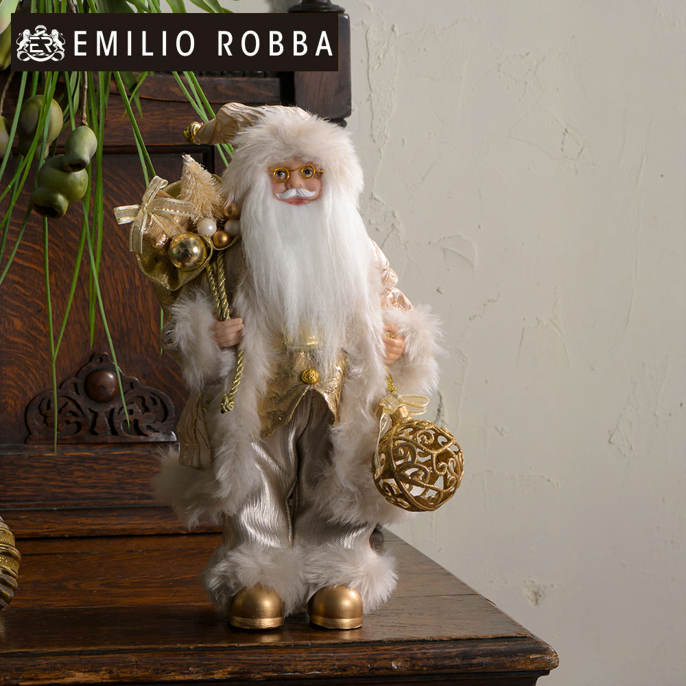 楽天市場】ゴールドベル サンタクロースサンタ オブジェ クリスマス