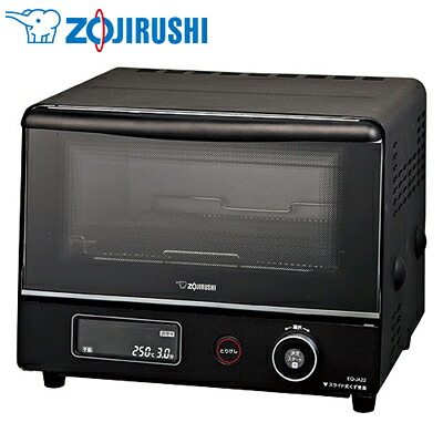 【返品OK!条件付】象印 オーブントースター こんがり倶楽部 EQ-JA22-BA ブラック【KK9N0D18P】【100サイズ】
