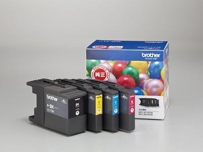 【返品OK!条件付】ブラザー 純正品 インクカートリッジ 大容量4色パック LC17-4PK【KK9N0D18P】【60サイズ】