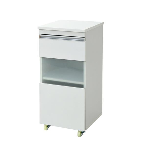 【返品OK!条件付】JKプラン キッチン 隙間収納 ラック 幅40 奥行39.5 高さ90 FKC-0005-WH ホワイト【KK9N0D18P】【160サイズ】｜家電と雑貨のemon（えもん）