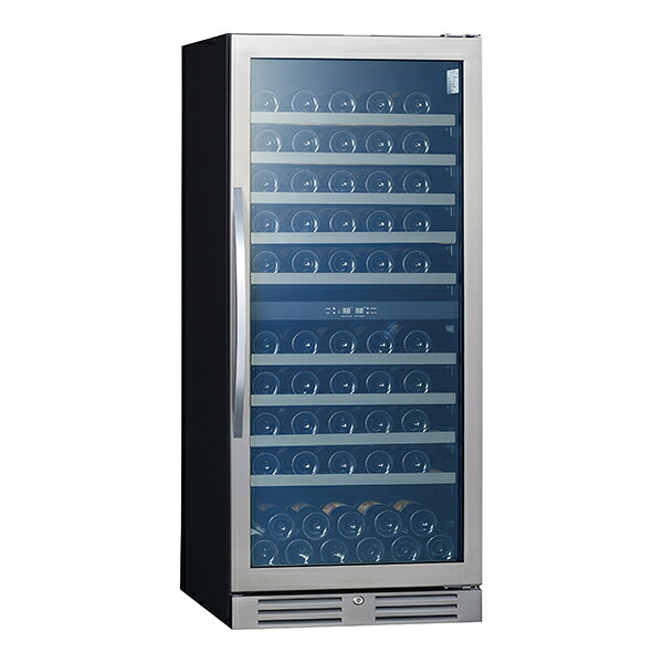 【返品OK!条件付】三ツ星貿易 312L 100本収納 ワインキャビネット エクセレンス MS-312C ブラック【KK9N0D18P】【280サイズ】