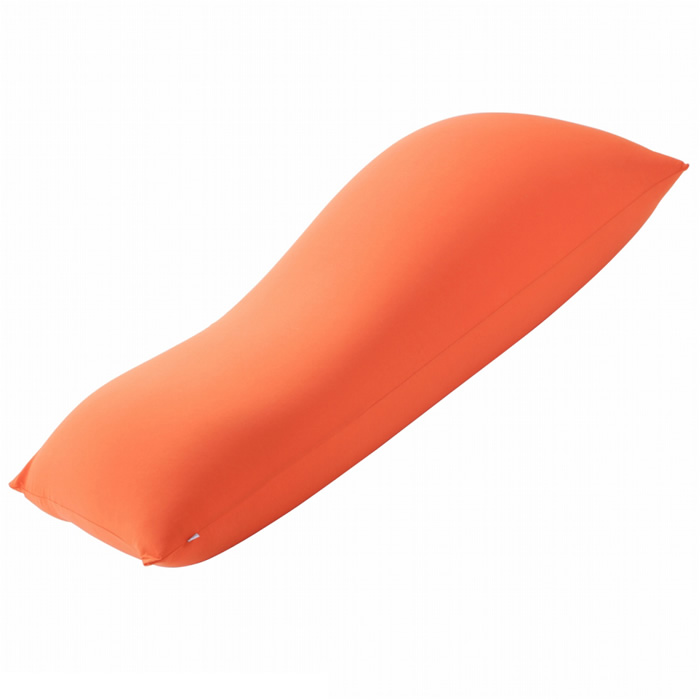 【返品OK!条件付】ビーズクッション ピグロ特大Lサイズ 150x70cm 61500034-OG オレンジ マストバイ【KK9N0D18P】【260サイズ】｜家電と雑貨のemon（えもん）