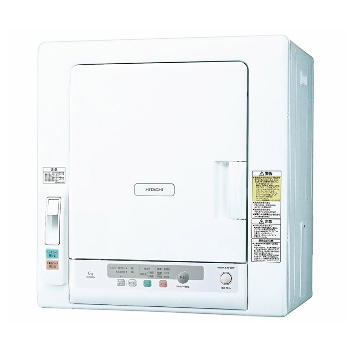 日立　HITACHI DE-N60HV(W) WHITE 衣類乾燥機　6キロ de-n60hv-w.jpg