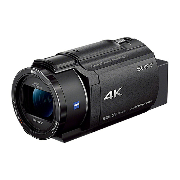 【返品OK!条件付】ソニー デジタル4Kビデオカメラレコーダー 4Kハンディカム FDR-AX45A-B ブラック SONY 光学20倍ズーム スマートフォン操作 NFC Wi-Fi内蔵 おまかせオート 顔検出機能【KK9N0D18P】【60サイズ】｜家電と雑貨のemon（えもん）