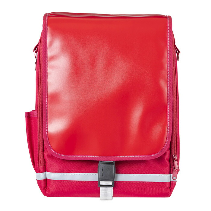 【返品OK!条件付】フットマーク リュックサック 通学カバン RAKUSACK JUNIOR PLUS 小 101351-small-RD レッド 小学生 低学年向け ラクサック ジュニア プラス マグネットバックル【KK9N0D18P】