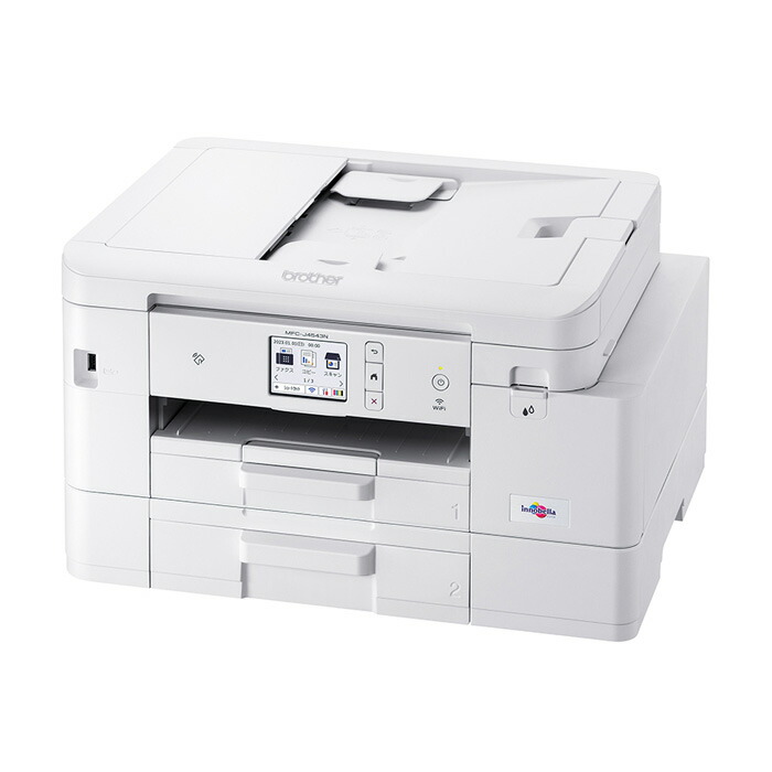 【返品OK!条件付】ブラザー プリンター A4対応 インクジェット複合機 大容量ファーストタンク PRIVIO プリビオ A4モデル MFC-J4543N Wi-Fi FAX brother【KK9N0D18P】