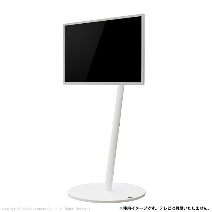 【返品OK!条件付】WALL インテリアテレビスタンド A2 ロータイプ キャスターベース WLTVL4-K-SW サテンホワイト マストバイ テレビ台 自立型 薄型ベース TVラック おしゃれ シンプル 配線隠し 薄型テレビ用 地震対策 TV台 TVスタンド【KK9N0D18P】