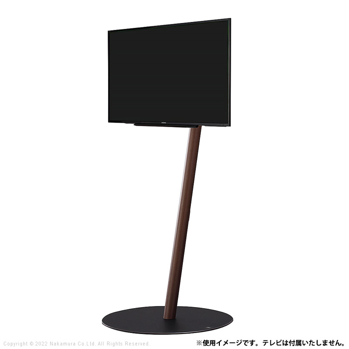 【返品OK!条件付】WALL インテリアテレビスタンド A2 ハイタイプ フラットベース WLTVL5-F-WN ウォールナット マストバイ テレビ台 自立型 薄型ベース TVラック おしゃれ シンプル 配線隠し 薄型テレビ用 地震対策 TV台 TVスタンド【KK9N0D18P】
