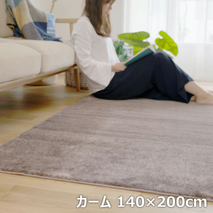 【返品OK!条件付】BIG SIZE RUG カーペット スミノエ ラグ 防炎 防ダニ カーム 140×200cm 13440306-140200-67 モーヴ ラグマット ナイロンラグ 防音 滑り止め 床暖ホットカーペット対応【KK9N0D18P】