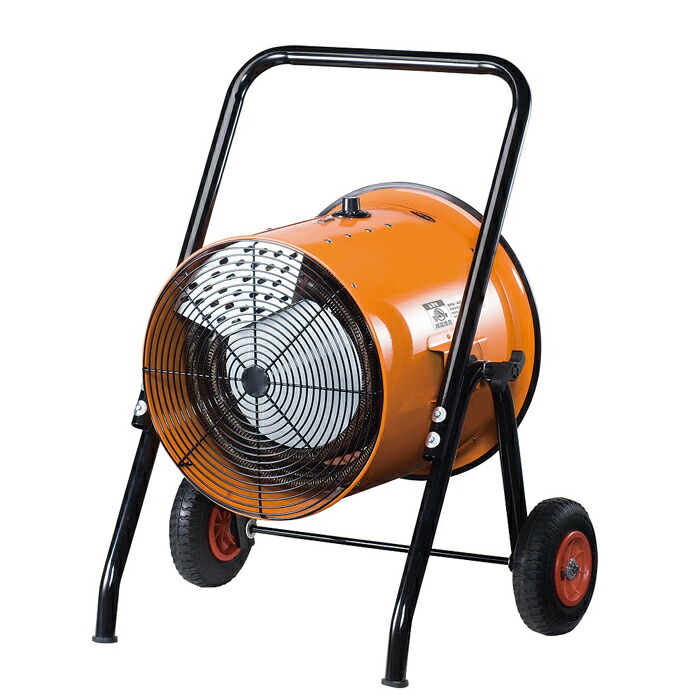 【返品OK!条件付】ナカトミ 電気ファンヒーター 循環型温風送風機 ISH-10KT 温度調節 角度調節 大型キャスター付き 業務用【KK9N0D18P】